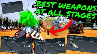 The BEST WEAPONS at EACH LEVEL in PALWORLD!!!