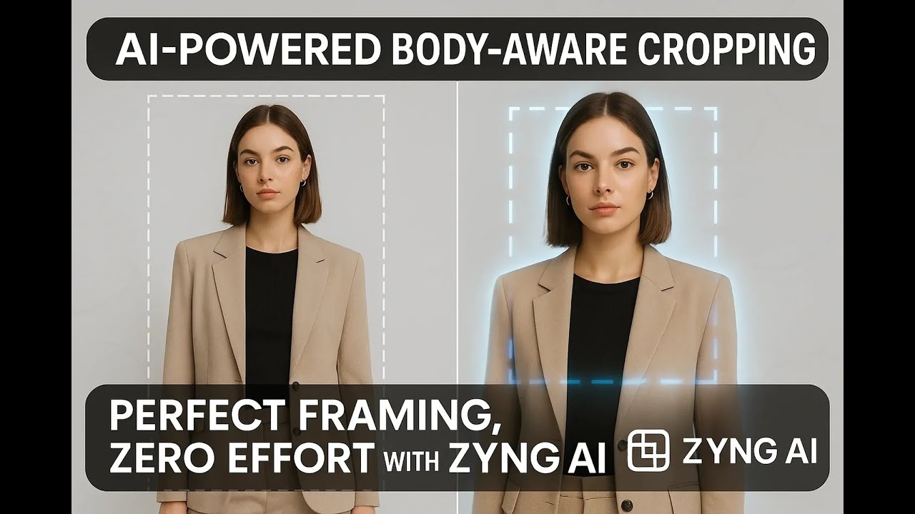 Master Advanced Cropping with ZYNG AI | Subject Focus, Body-Aware Cropping & Subject-Driven GenFill