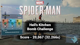 Hell's Kitchen Bomb Challenge - Score of 20,067 | Spider-man (PS4)