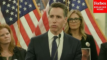 BREAKING NEWS: Josh Hawley Holds Bipartisan Press Conference On Child Safety For AI Chatbots