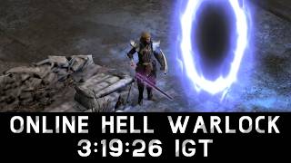 [D2R] PB! Online Hell Warlock 3:19:26 IGT