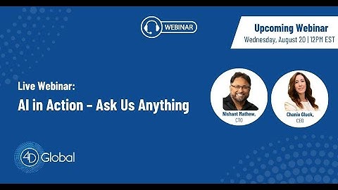 Live Webinar: AI in Action – Ask Us Anything
