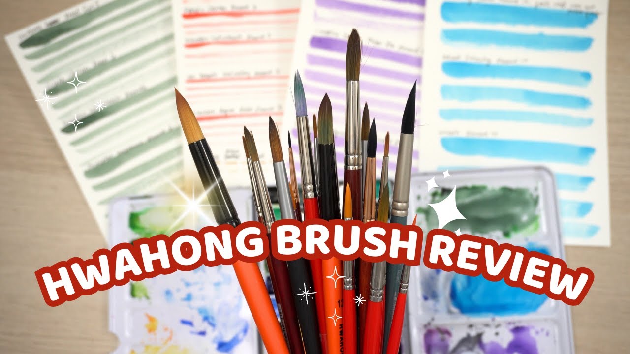 Корейские акварельные кисти, которые действительно стоят своих денег | Хвахонг