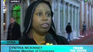 US solidarity delegation arrives in Damascus