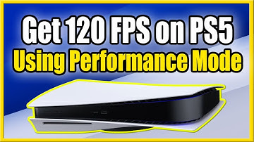 How to Get 120 FPS on PS5 and TURN ON PERFORMANCE MODE (Fast Method!)