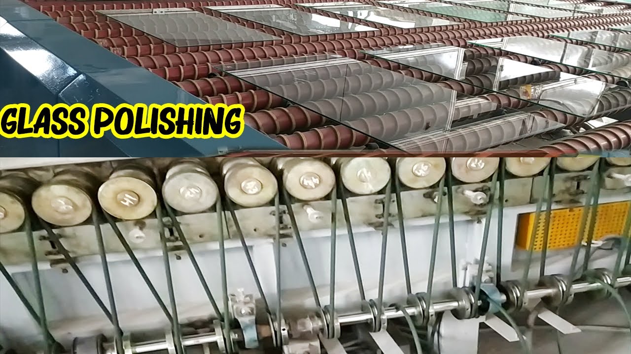 Amazing Process of Glass Polishing 5mm Glass Cutting | 12 mm Glass cutting | Glass Mirror Work