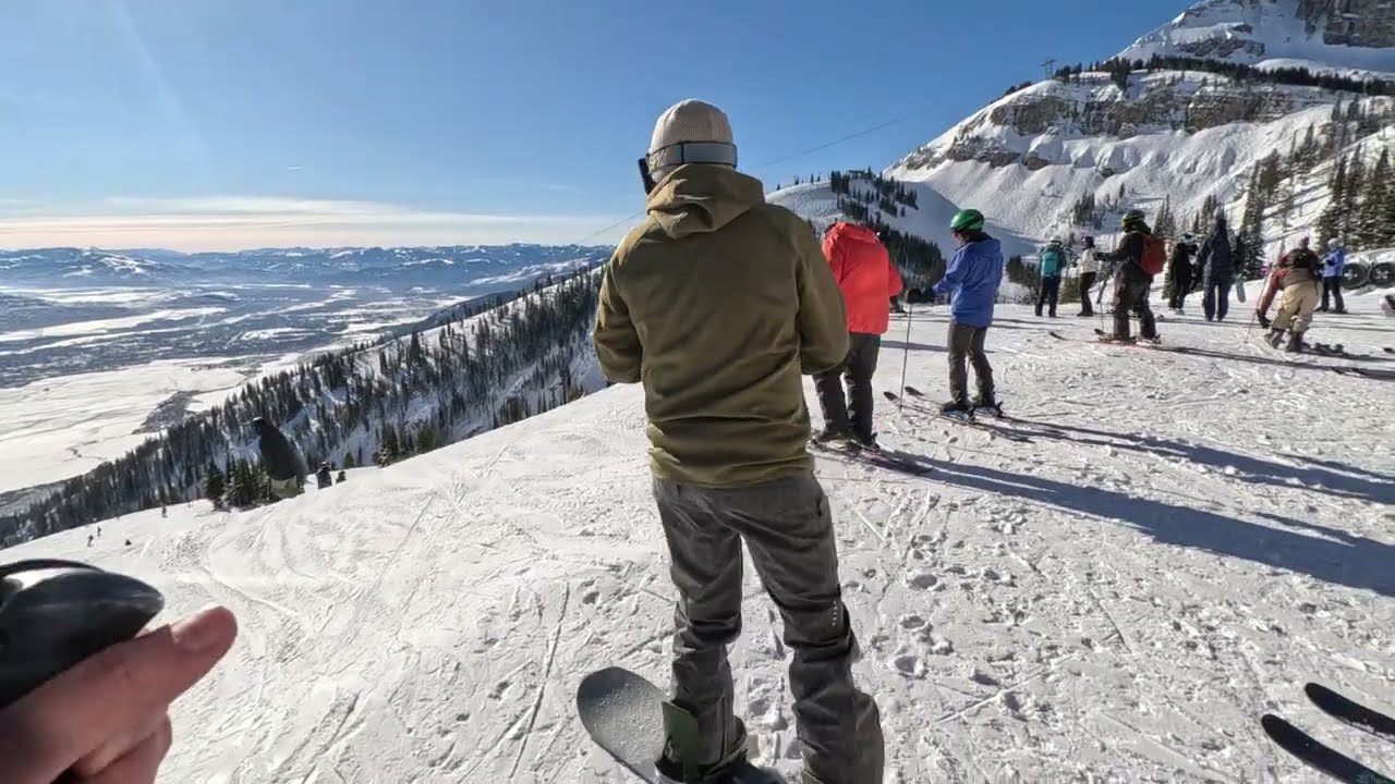Jackson Hole New Years Trip Day 1 Run 1