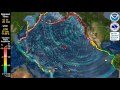 Tsunami Forecast Model Animation: Cascadia 1700
