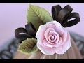 How to Make Chocolate Roses and Leaves