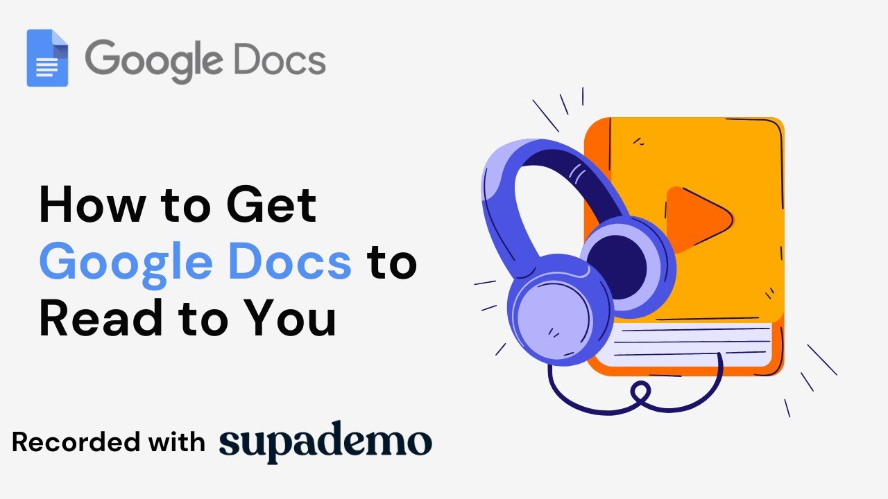 How to Get Google Docs to Read to You - YouTube
