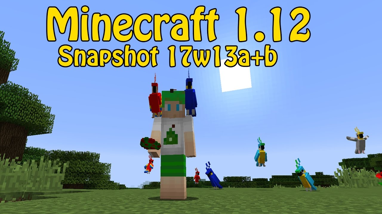 Minecraft 1.12 Snapshot 17w13a(b) | Papageien und "Questsystem" [Minecraft Testversionsvorstellung]