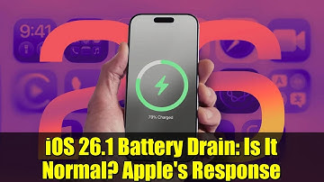 iOS 26.1 Battery Drain: Is It Normal? Apple