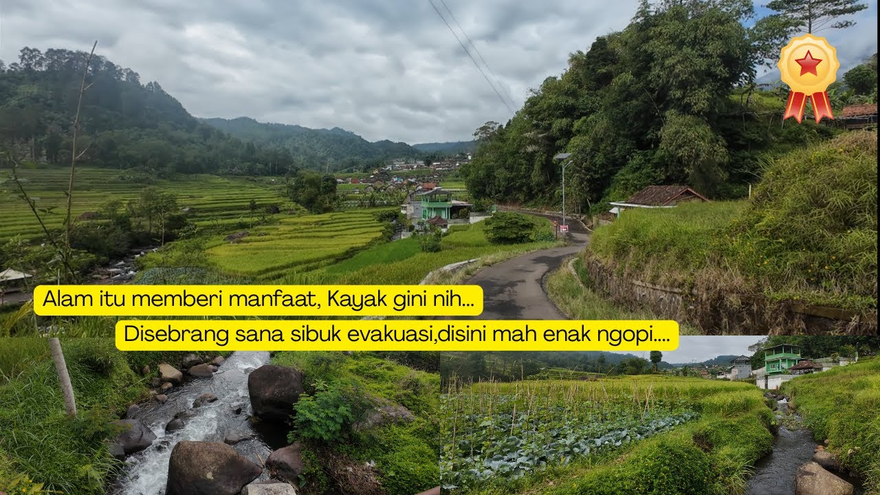 SULIT DIJELASKAN SAKING KALEM DAN ADEMNYA DESA INI.. 😌🤗