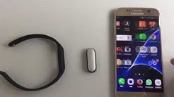 Demo: How to pair, Set up XiaoMi Mi Band w/Galaxy S7, S7 Edge, Galaxy S8, Galaxy S8+, Android Phones