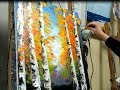 KNIFE PAINTING : THE COLORFUL FOREST (ENGLISH SUBTITLES) by NELLY LESTRADE