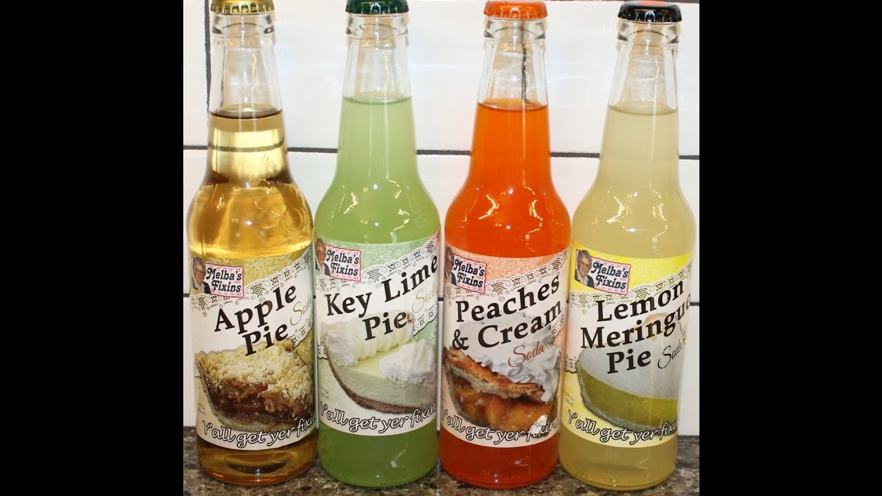 Melba’s Fixins Soda Apple Pie, Key Lime Pie, Peaches & Cream and Lemon