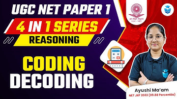 UGC NET Dec 2023 | UGC NET Paper 1 Reasoning PYQs | Coding Decoding | Ayushi Mam JRFAdda