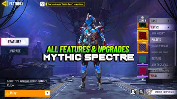 Mythic Spectre All Upgrades & Features in Cod Mobile