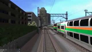 鉄道模型シミュレーター 前面展望(外回り)E231系・E233系