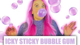 Bubblegum Song for Kids | Icky Sticky Bubble Gum Sing-a-long with hand motions and lyrics!