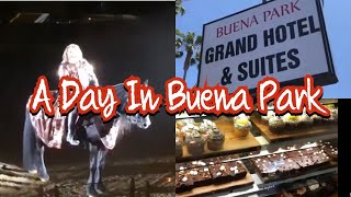 Buena Park Ca~Grand Hotel & Suites~Knotts shops~Medieval Times.