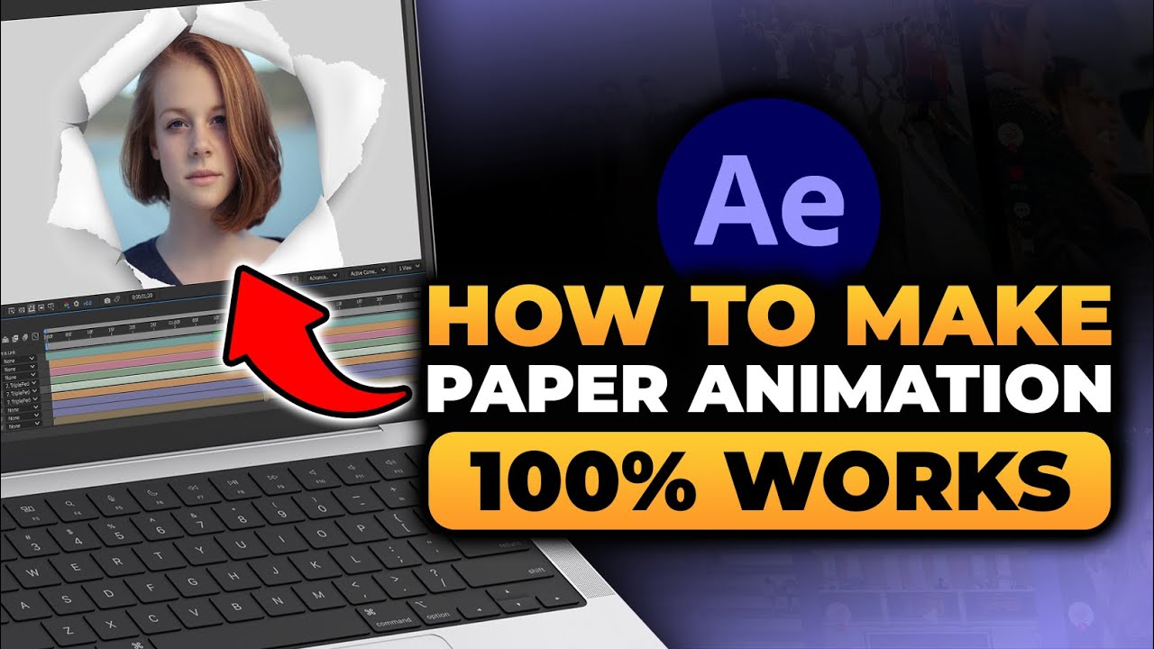 Paper Animation After Effects (BEST FULL GUIDE) | FAST & EASY | NO Yapping, To The Point!