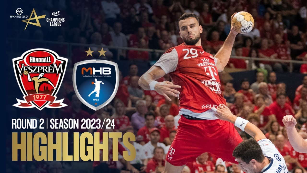Telekom Veszprém HC vs Montpellier HB Round 2 EHF Champions League Men 2023/24