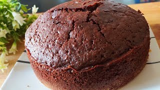 Worlds easiest whole wheat chocolate cake| soft moist and fluffy Wheat chocolate cake| Atta cake