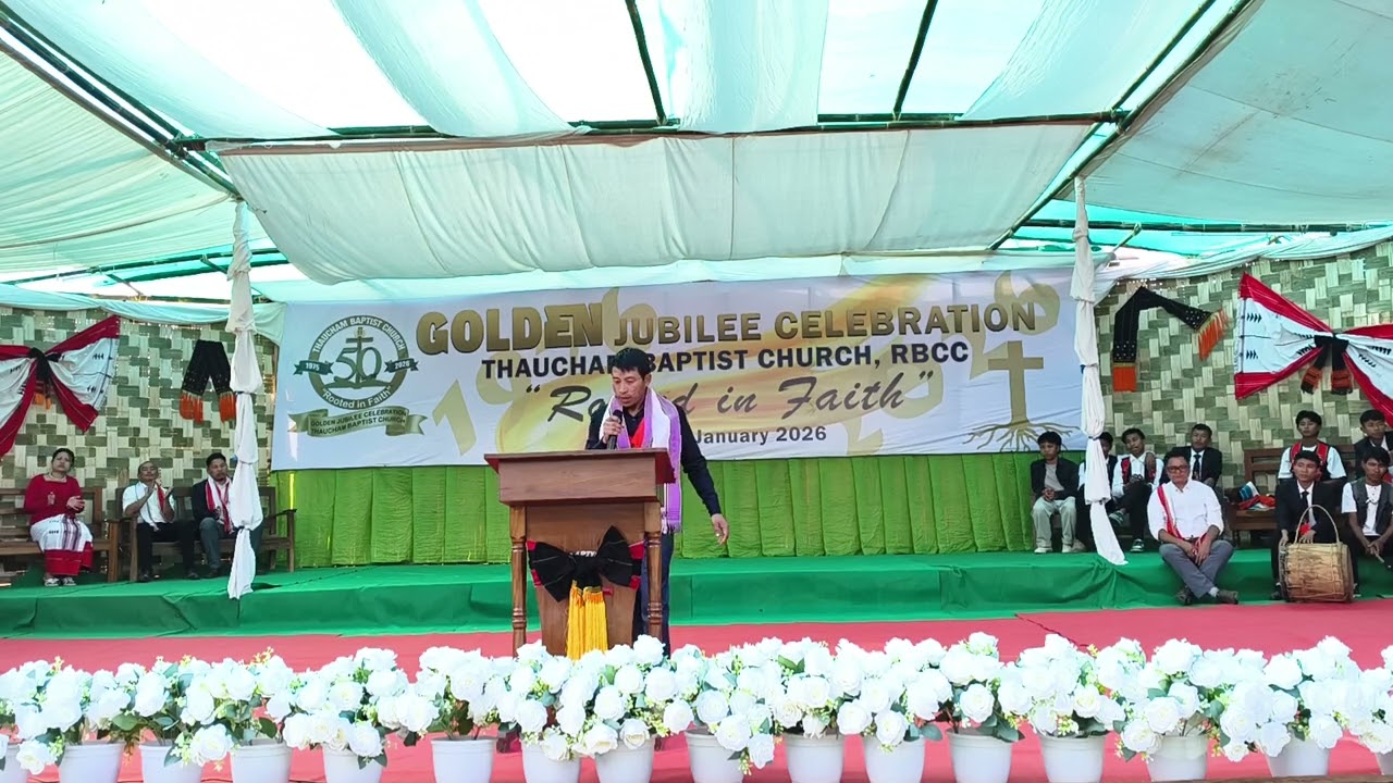 Raguang Bansiam de .(cover by poupanlung gangmei ) 50 years Golden jubilee #Noon gathering.