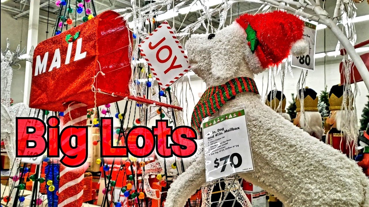 Big Lots Christmas 2020 • OUTDOOR CHRISTMAS DECOR - YouTube