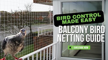 PestFix Balcony Netting Kits:  A rough installation guide