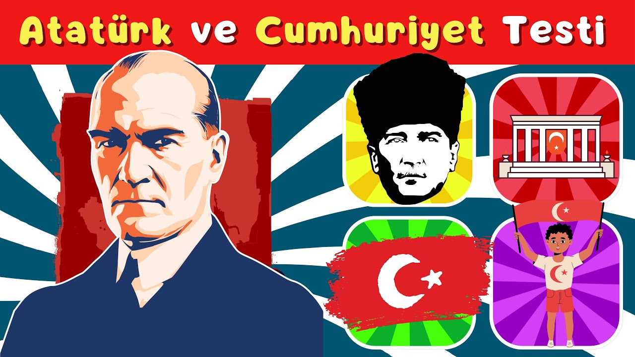 Cumhuriyet ve Atatürk Bilginizi Test Edin! 🎉❤️Cumhuriyet'in 101. Yılına Özel Test📚