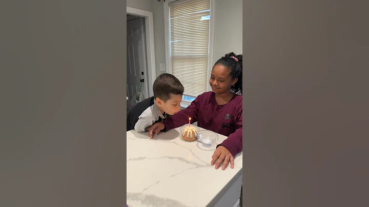 Brother's Epic Fail Ruining Sister's Birthday Video #shortsfeed #funny #shorts #birthday #short