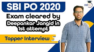 SBI PO 2020 Topper Interview - Cleared by Deepankar Jangid in 1st attempt #SBIPO2021 #BankPOExam