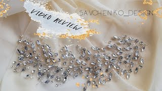 Swarovski crystal headband for wedding Wedding Hair Ideas With Matching Accessories