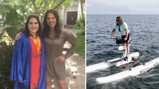 Bay Area woman water bikes to Farallon Islands in honor of daughter