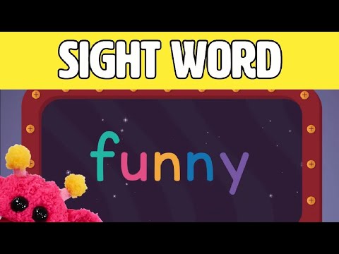 FUNNY - Let's Learn the Sight Word FUNNY with Hubble the Alien! | Nimalz Kidz! Songs and Fun!