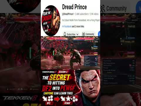 149 Dmg Combo Huge Kazuya Bagoosh #tekken8 #tekken7 #tekken #kazuya #shorts #鉄拳8 #gaming #fgc #games