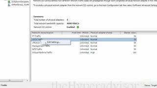 Enable Network I/O Control