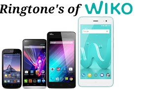 Wiko all phones ringtones 2014-2018