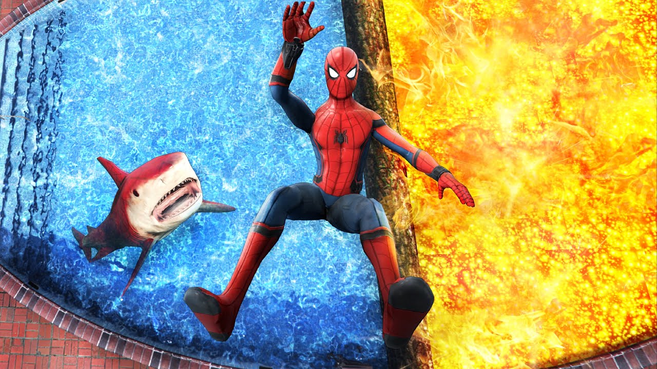 GTA 5 Water Ragdolls | SPIDERMAN Jumps/Fails ep.20 (Euphoria Showcase)