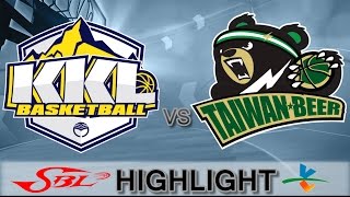 20161217 SBL超級籃球聯賽 金酒VS台啤 Highlight