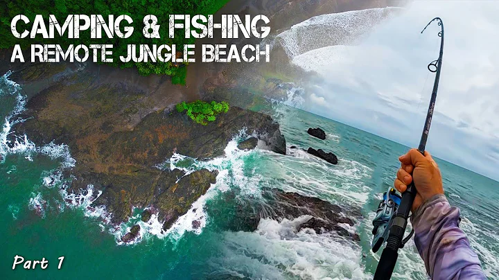 Jungle Fishing & Camping Survival on Remote Beach ...