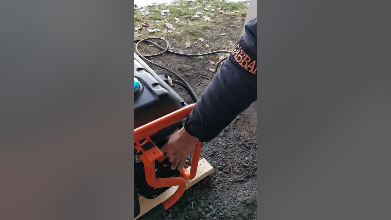 How to turn off the GENERAC GP7500E GENERATOR - YouTube