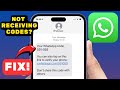 WhatsApp SMS Verification Code Not Received Here S The Fix 2025 WhatsApp SMS Verification Code Not Received Here S The Fix 2025