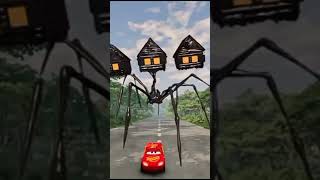 Epic Escape From Lightning McQueen Eater Hounted Forest House- Coffin Dance Song Cover