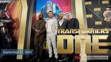 TRANSFORMERS ONE premiere Chris Hemsworth, Brian Tyree Henry, cast & crew - September 17, 2024 4K