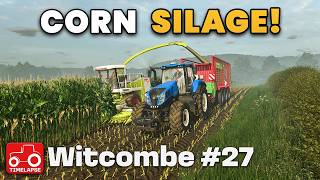 CHOPPING CORN SILAGE & BIG CHEESE SALES!! Witcombe FS25 Timelapse Farming Simulator 25 screenshot 4