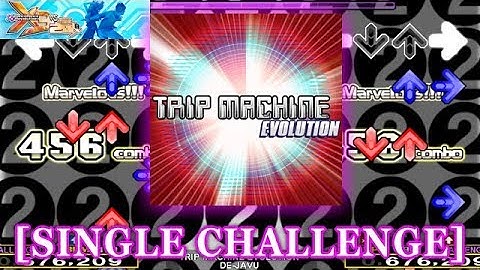 【DDR X3】 TRIP MACHINE EVOLUTION [SINGLE CHALLENGE] 譜面確認+クラップ