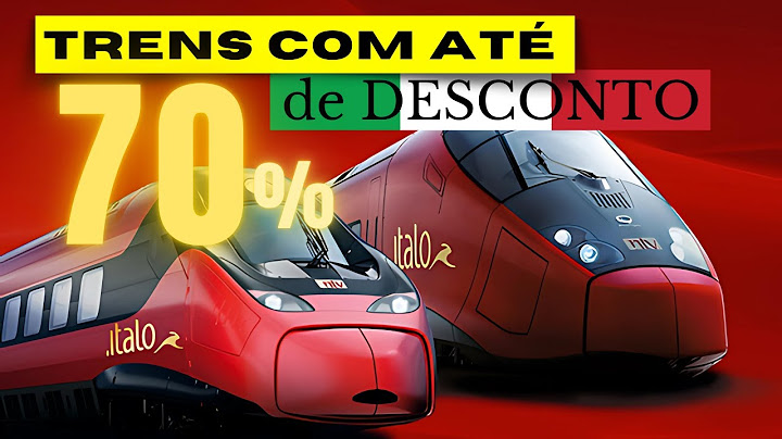 Como Viajar BARATO Pela Itália de Trem | Até 70% de DESCONTO